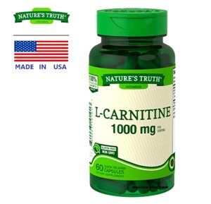 Л-Карнитин Тартрат Nature’s Truth L-Carnitine 1000 mg. 60 капсул США в Москве от компании Тайская косметика и товары из Таиланда - Melissa