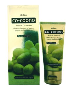 Крем для коррекции морщин с золотым шелком Mistine Co-Coono Wrinkle Correction Facial Cream, 40 мл., Таиланд