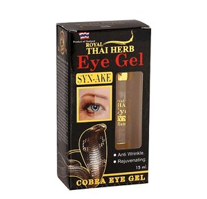 Гель антивозрастной для кожи вокруг глаз с ядом кобры Royal Thai Herb Eye Gel Syn-Ake, 15 мл., Таиланд