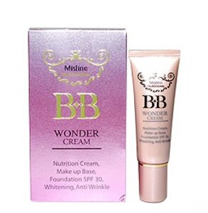 Крем ББ для лица против морщин, Mistine Professional BB Wonder Cream Anti Wrinkle SPF 30, 15 мл., Таиланд
