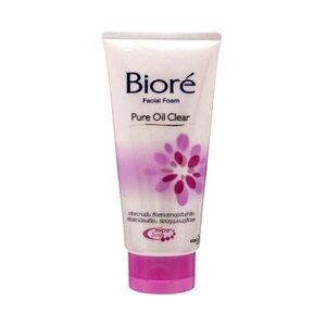 Пенка для умывания матирующая Biore Skin Caring Facial Foam Pure Oil Clear, Таиланд