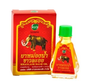 Тайское травяное масло от заложенности носа Khaolaor Balm Oil 3 мл., Таиланд
