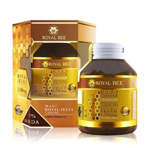 Маточное молочко в капсулах Royal Bee Maxi 1500 мг., 30 капсул в Москве от компании Тайская косметика и товары из Таиланда - Melissa