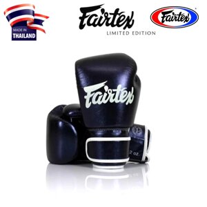 Боксерские перчатки Fairtex Boxing Gloves BGV14 Navy Blue, Таиланд 10 oz
