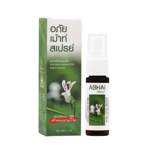 Спрей от боли в горле Abhai Mouth Spray Andrographis Abhaibhubejhr на основе андрографиса и солодки, Таиланд в Москве от компании Тайская косметика и товары из Таиланда - Melissa