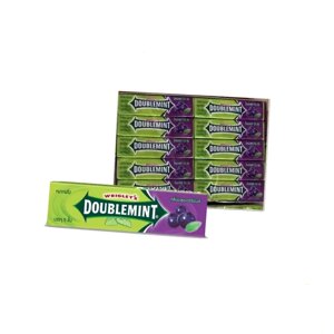 Жевательная резинка Wrigley's Doublemint Blueberry 20 шт. (упаковка) Таиланд