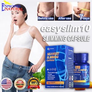 Жиросжигатель для похудения и снижения аппетита Seaweed Slimming Capsule Esmond Natural 7 Days