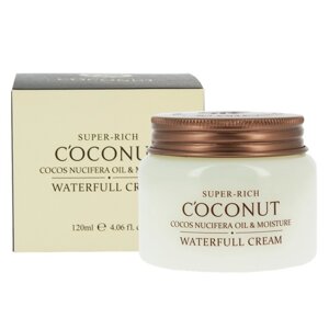 Крем увлажняющий для лица с кокосовым маслом Esfolio Super-Rich Coconut Waterfull Cream, 120 мл.