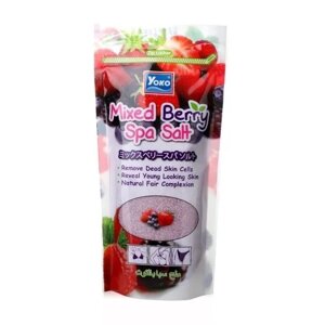 Cолевой скраб для тела “Ягодный микс” Yoko Mixed Berry Spa Salt, 300 гр.