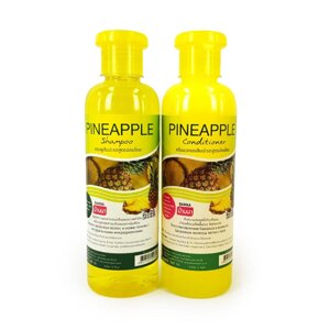 Шампунь + кондиционер для волос "Ананас" / Pineapple shampoo + conditioner, Banna, Таиланд, 360+360 мл.