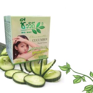 Крем для лица огуречный Bio Way Chivavithi Cucumber Facial Cream, 120 гр. Таиланд