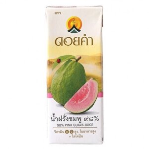Сок Розовая Гуава 98%, 200 мл / Pink guava juice 98%,200 ml, Таиланд