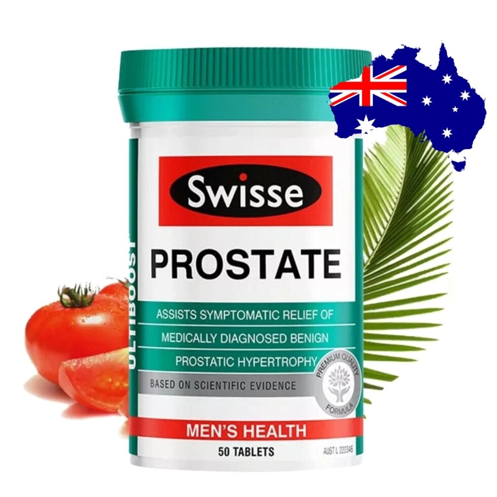 Препарат от простатита Swisse Ultiboost Prostate, 50 капсул. Австралия от компании Тайская косметика и товары из Таиланда - Melissa - фото 1
