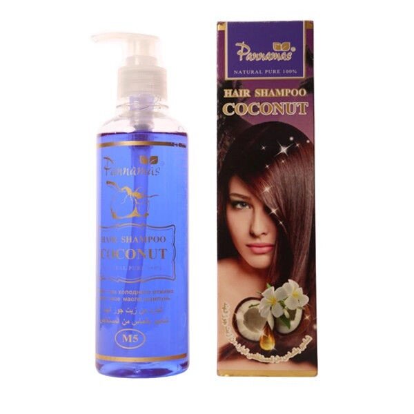 Шампунь для волос с натуральным кокосовым маслом, Таиланд, 300 мл / Pannamas Coconut Hair Shampoo от компании Тайская косметика и товары из Таиланда - Melissa - фото 1