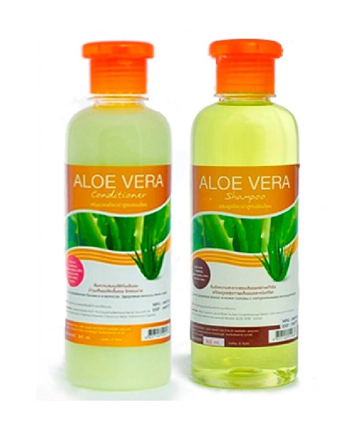 Шампунь + кондиционер для волос Алоэ Вера/ Aloe Vera shampoo + conditioner, Banna, Таиланд, 360+360 мл. от компании Тайская косметика и товары из Таиланда - Melissa - фото 1