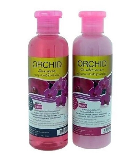 Шампунь + кондиционер для волос Орхидея / Orchid shampoo + conditioner, Banna, Таиланд, 360+360 мл. от компании Тайская косметика и товары из Таиланда - Melissa - фото 1