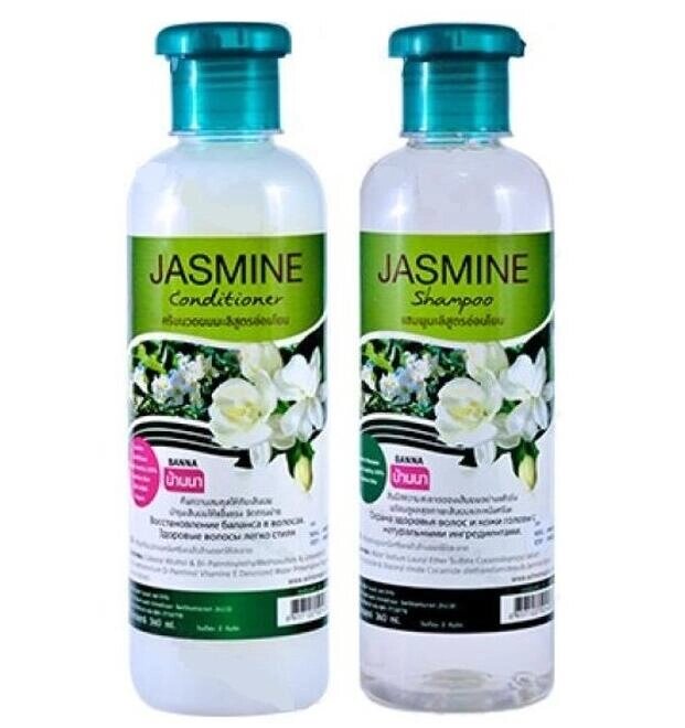 Шампунь + кондиционер для волос Жасмин / Jasmine shampoo + conditioner, Banna, Таиланд, 360+360 мл. от компании Тайская косметика и товары из Таиланда - Melissa - фото 1