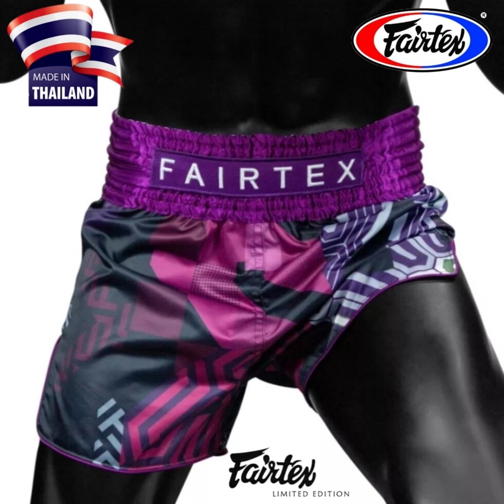 Шорты Fairtex Muay Thai Shorts BS Future-LAB X, Таиланд L Purple от компании Тайская косметика и товары из Таиланда - Melissa - фото 5