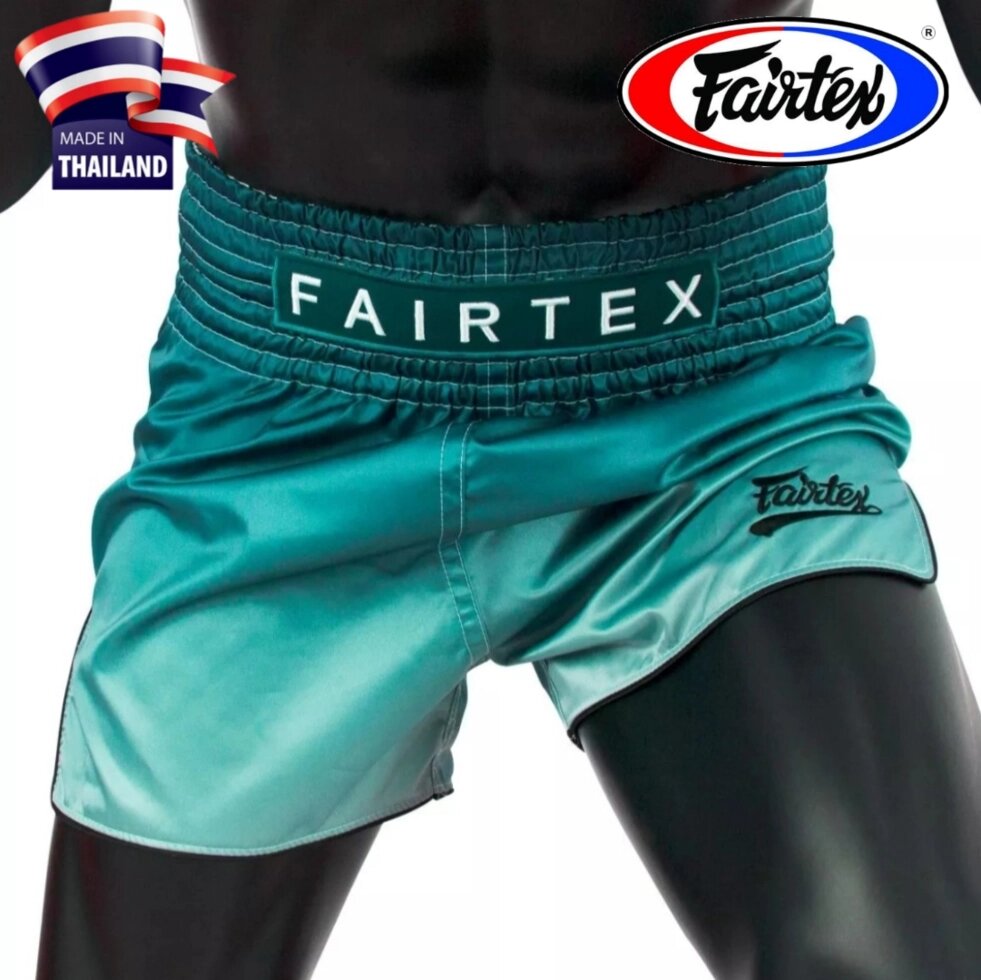 Шорты спортивные Fairtex Muay Thai Shorts BS1904 Fade, Таиланд L Зеленый от компании Тайская косметика и товары из Таиланда - Melissa - фото 3