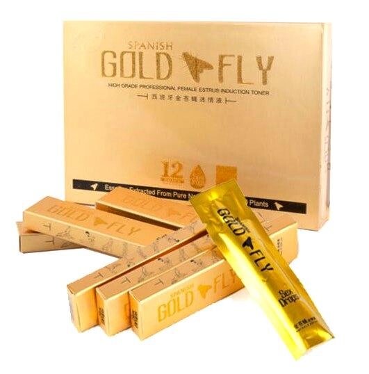 Шпанская Мушка Spanish Gold Fly возбуждающие капли для женщин и мужчин, 12 шт  5 мл. от компании Тайская косметика и товары из Таиланда - Melissa - фото 1