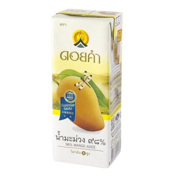 Сок Манго 98%, 200 мл /   Mango juice 98%, 200 ml, Таиланд от компании Тайская косметика и товары из Таиланда - Melissa - фото 1