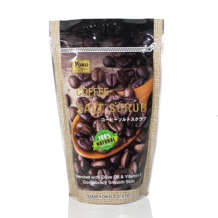 Солевой скраб для тела “Кофе” Yoko Salt Scrub Coffee, 300 гр. от компании Тайская косметика и товары из Таиланда - Melissa - фото 1