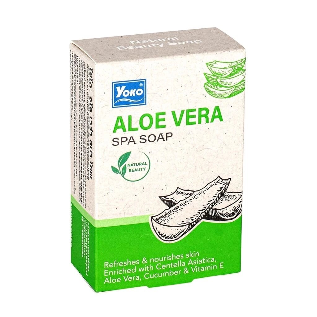 Спа-мыло “Алоэ Вера”  Yoko Aloe Vera Spa Soap, 90 гр. от компании Тайская косметика и товары из Таиланда - Melissa - фото 1