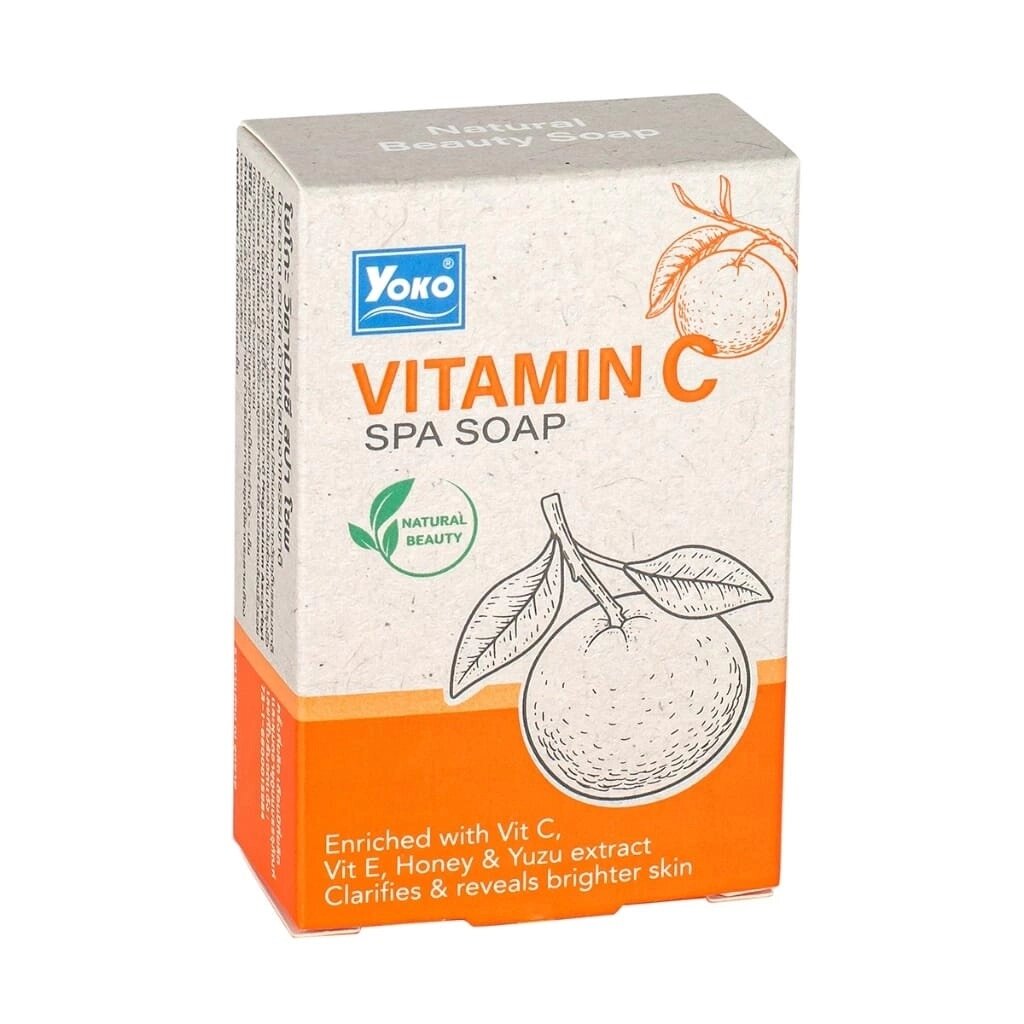 Спа-мыло “Витамин C”  Yoko Vitamin C Spa Soap, 90 гр. от компании Тайская косметика и товары из Таиланда - Melissa - фото 1
