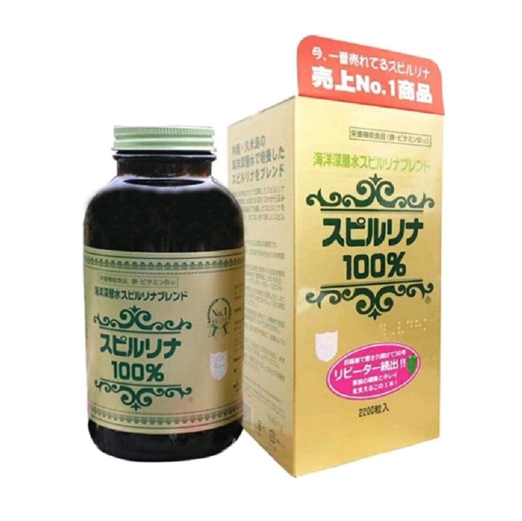 Спирулина Japan Algae Spirulina 100 %, 2200 таблеток по 200 мг. Япония от компании Тайская косметика и товары из Таиланда - Melissa - фото 1
