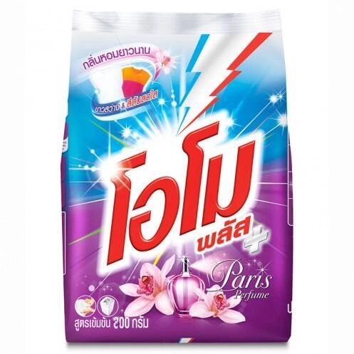 Стиральный порошок OMO PLUS PARIS PERFUME CONCENTRATE POWDER DETERGENT 210 гр. Таиланд от компании Тайская косметика и товары из Таиланда - Melissa - фото 1