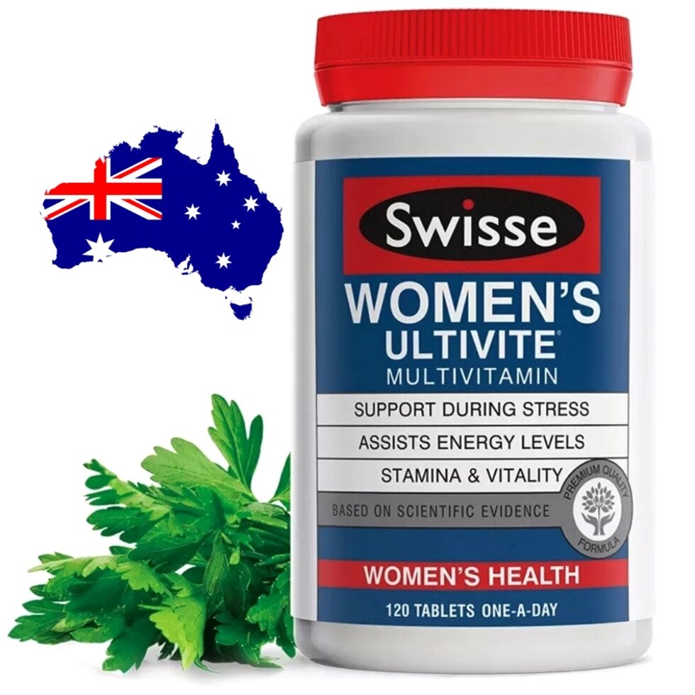 Swisse Women's Ultivite Multivitamin мультивитаминный комплекс для женщин, 120 капсул. Австралия от компании Тайская косметика и товары из Таиланда - Melissa - фото 1