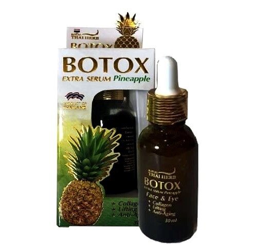 Сыворотка-ботокс омолаживающая для лица Royal Thai Herb Botox Extra Serum Pineapple, 30 мл., Таиланд от компании Тайская косметика и товары из Таиланда - Melissa - фото 1