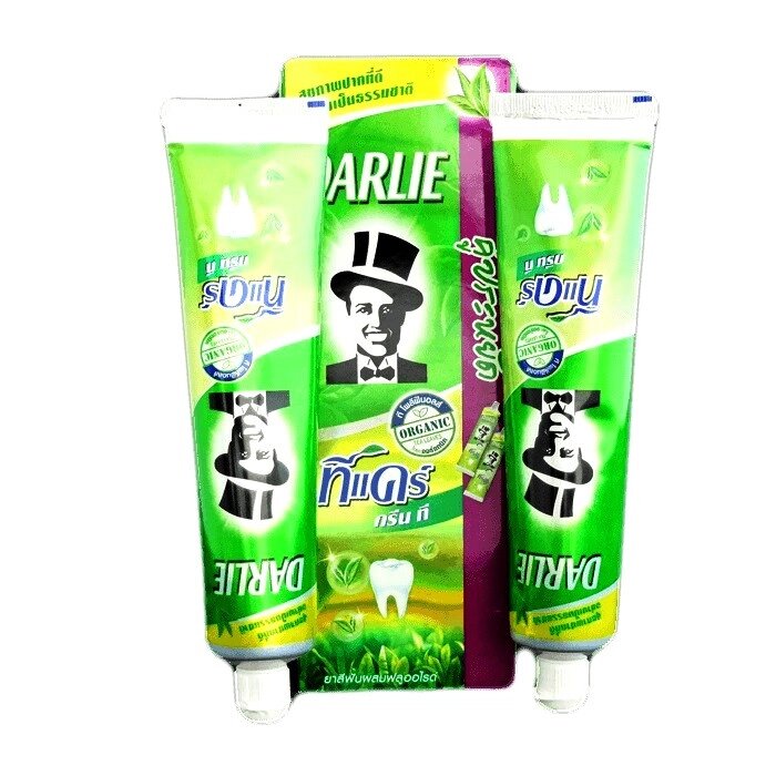 Тайская зубная паста Darlie Organic Care Green Tea, 2 шт.  160 гр. Таиланд от компании Тайская косметика и товары из Таиланда - Melissa - фото 1