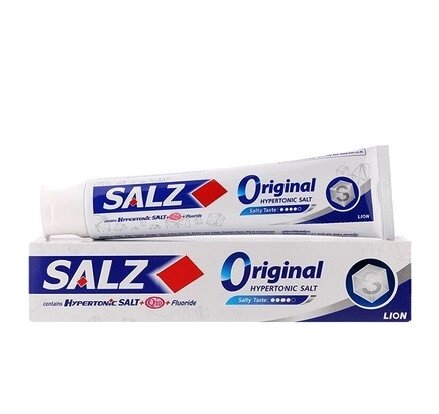 Тайская зубная паста для чувствительных зубов Lion Salz Original Hypertonic Salt, 160 гр. Таиланд от компании Тайская косметика и товары из Таиланда - Melissa - фото 1