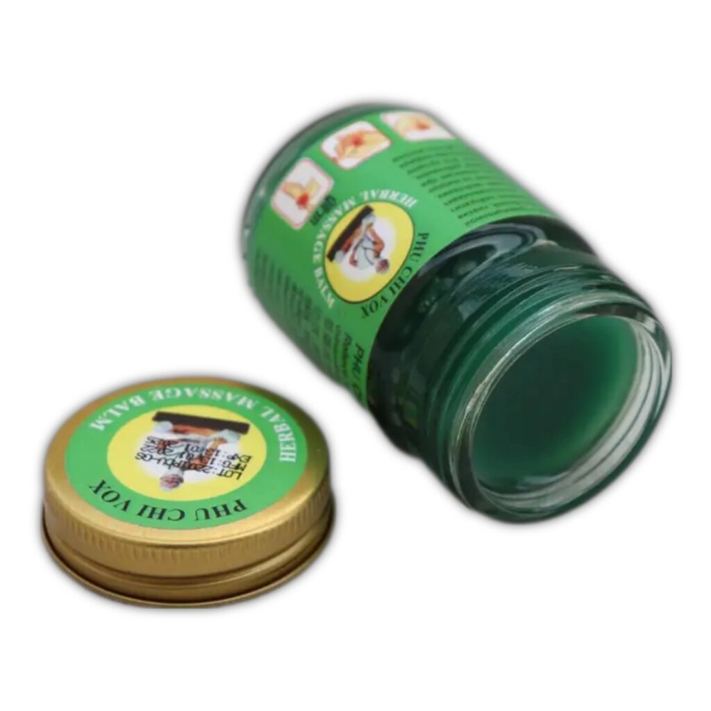 Тайский бальзам зеленый Phu Chi Vox Herbal Massage Balm Green, 100 мл. от компании Тайская косметика и товары из Таиланда - Melissa - фото 4