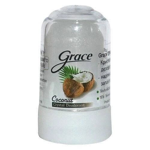 Тайский дезодорант кристалл Grace Crystal Deodorant Coconut, 40 гр., Таиланд от компании Тайская косметика и товары из Таиланда - Melissa - фото 1