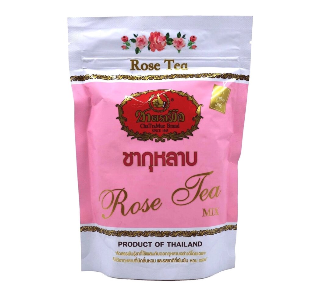 Тайский зеленый чай с лепестками Розы Rose Tea Mix Cha Tramue Brand, 150 гр., Таиланд от компании Тайская косметика и товары из Таиланда - Melissa - фото 1