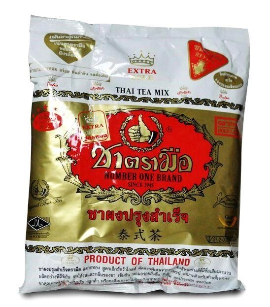 Тайский золотой чай Siam Tea Thai Tea Mix Extra Gold "Namber One" (Premium), 400 гр., Таиланд от компании Тайская косметика и товары из Таиланда - Melissa - фото 1