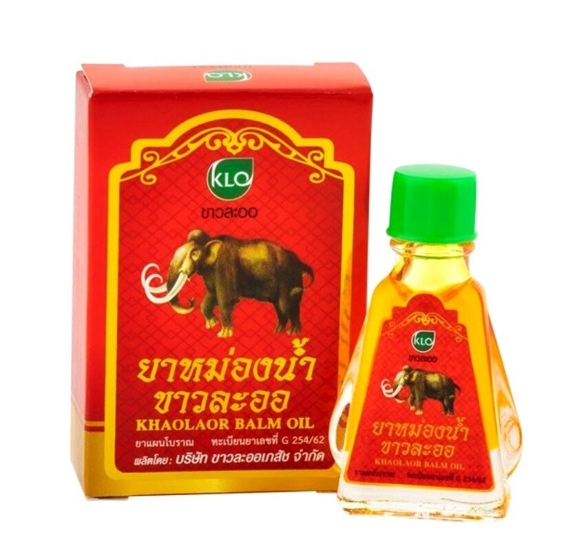 Тайское травяное масло от заложенности носа Khaolaor Balm Oil 3 мл., Таиланд от компании Тайская косметика и товары из Таиланда - Melissa - фото 1
