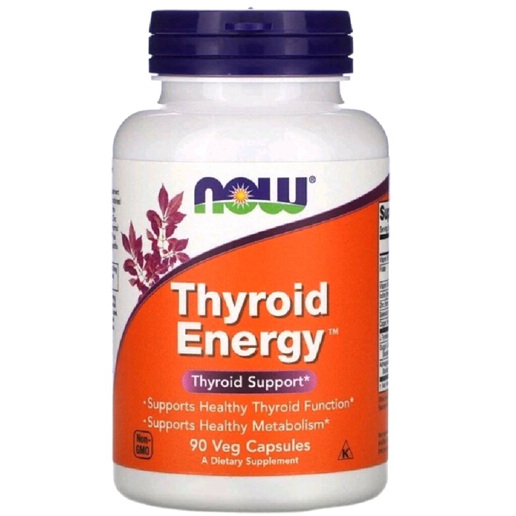 Тироид для щитовидной железы NOW Foods Thyroid Energy 90 капсул США от компании Тайская косметика и товары из Таиланда - Melissa - фото 2