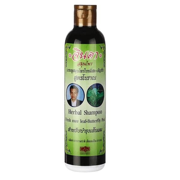 Травяной шампунь Jinda 250 мл./ Jinda Herbal Shampoo 250 ml. от компании Тайская косметика и товары из Таиланда - Melissa - фото 1