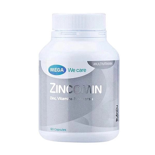 Витаминный комплекс на основе цинка MEGA We Care Zincomin Zinc, Vitamins  Mineral Supplements, Таиланд от компании Тайская косметика и товары из Таиланда - Melissa - фото 1