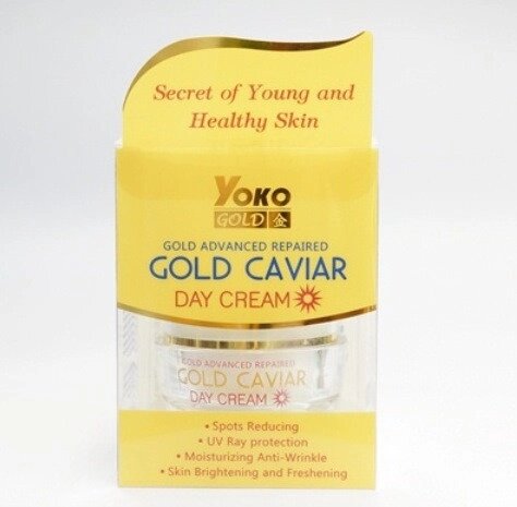 Yoko Gold Caviar Day Cream 25 g / Дневной Крем с Золотой Икрой для лица 25 г, Таиланд от компании Тайская косметика и товары из Таиланда - Melissa - фото 1