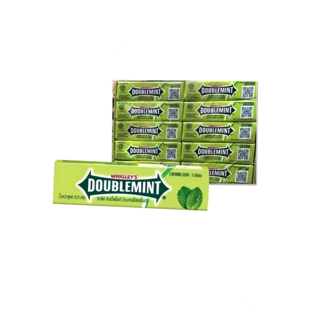 Жевательная резинка Wrigley's Doublemint, Juice Fruit, Doublemint Blueberry. Таиланд 20 шт. (упаковка) от компании Тайская косметика и товары из Таиланда - Melissa - фото 5