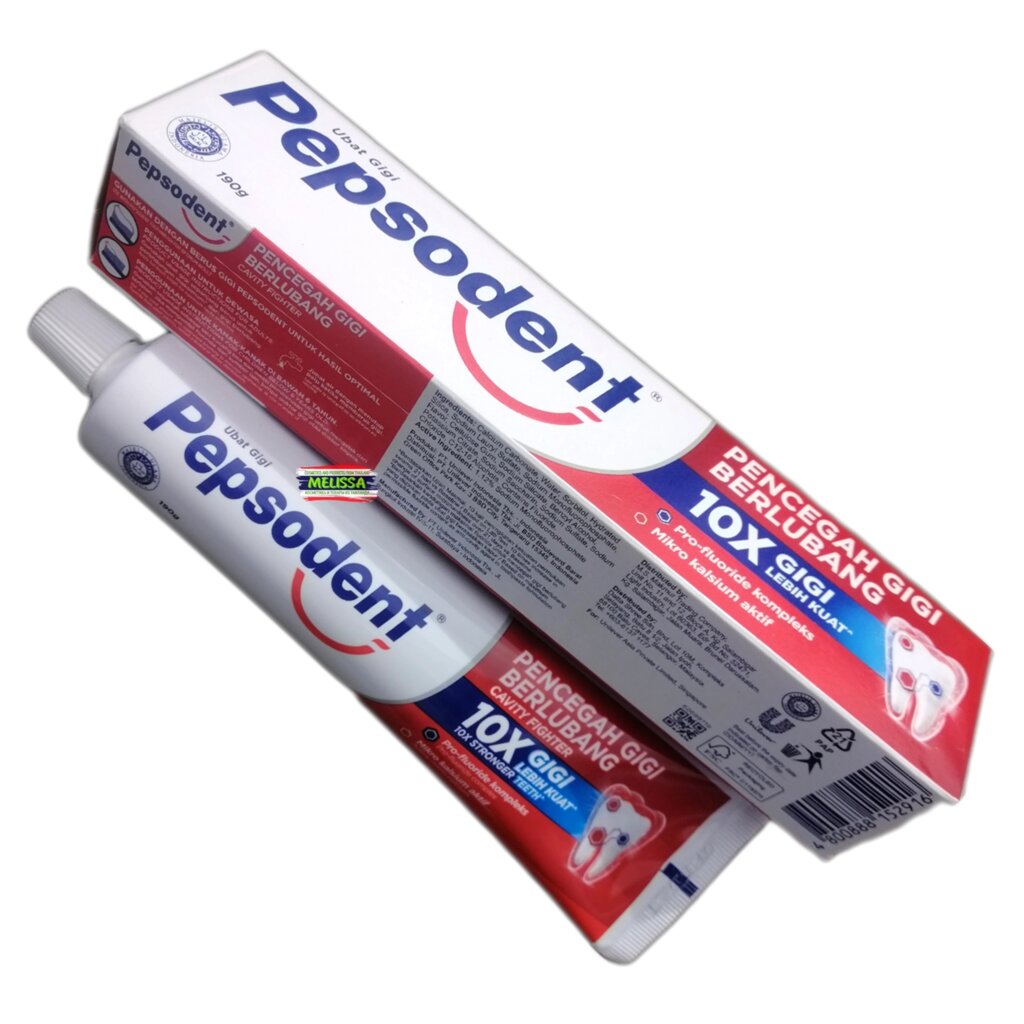 Зубная паста от кариеса Pepsodent Maximum Cavity Protection, 190 гр. Индонезия от компании Тайская косметика и товары из Таиланда - Melissa - фото 1