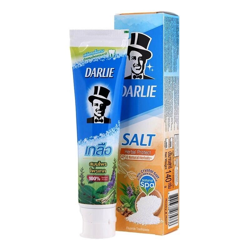 Зубная паста отбеливающая Darlie Salt Herbal Protect 140 мл., Таиланд от компании Тайская косметика и товары из Таиланда - Melissa - фото 1