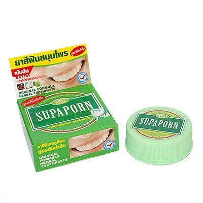 Зубная травяная паста Supaporn, Таиланд, 25 гр от компании Тайская косметика и товары из Таиланда - Melissa - фото 1