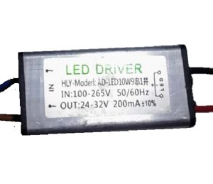 Драйвер для светодиода 10Вт 24-32В 200мА IP65