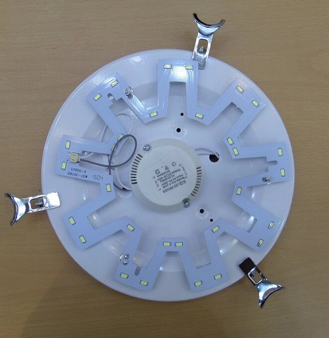 Комплект для светильника 15Вт 250мм для стекла 300 мм 21315 от компании ИП Набока В.М. - фото 1