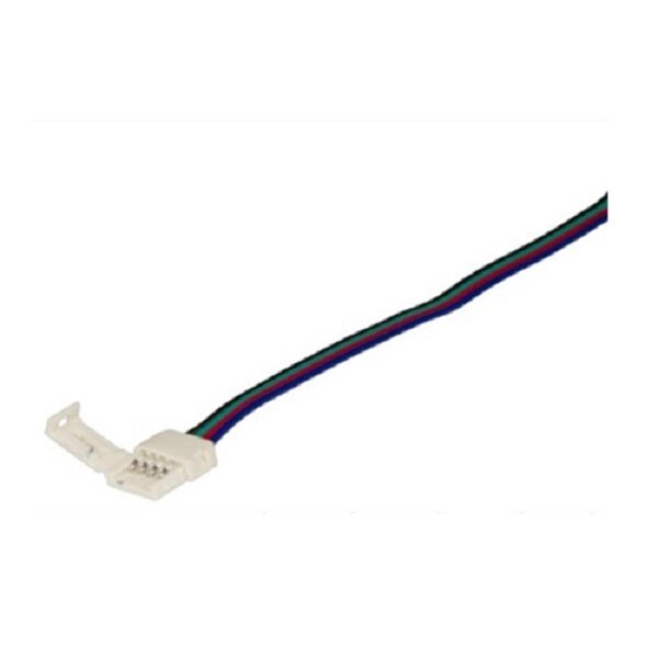 Коннектор светодиодных лент GSC10-RGB-CS-IP20 5208 с проводом RGB 5050 разъём 10 мм - провод 20 см от компании ИП Набока В.М. - фото 1